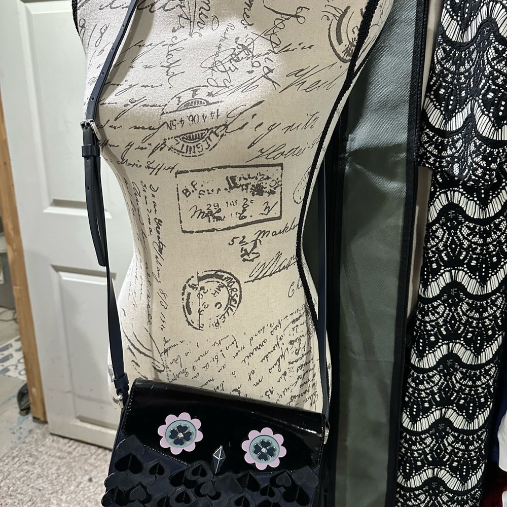 Kate Spade Black Crossbody Owl Bag